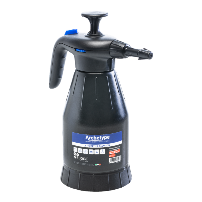 Epoca Pump Sprayer - A-Type 1.5L Pro Viton - Acidic Resistant - Black