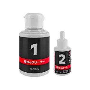 Soft99 Megami Headlight Refresh Kit (50ml Cleaner & 10ml Coating)