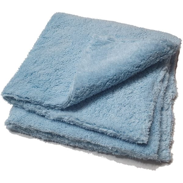 Microfiber Edgeless Coral Fleece 40x40 500GSM - Cyan