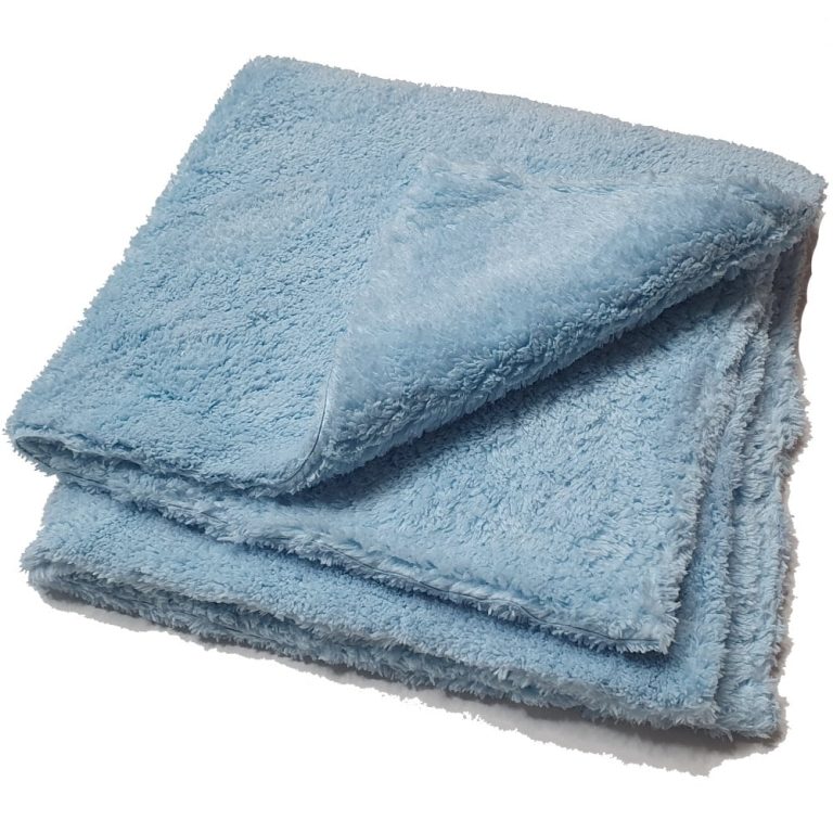 Microfiber Edgeless Coral Fleece 40x40 500GSM - Cyan