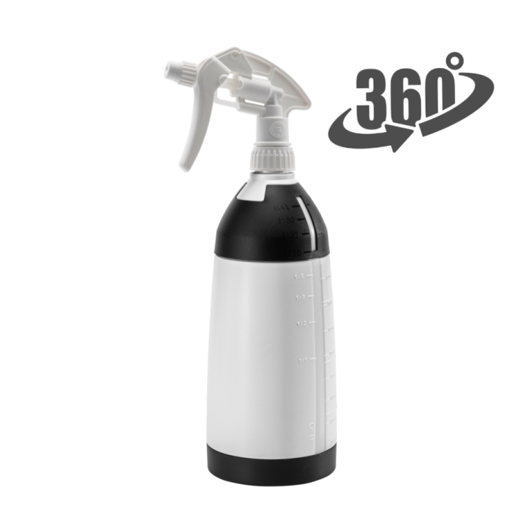 Epoca Trigger Spray Bottle - A-Type 1L Pro - Flex - White 360