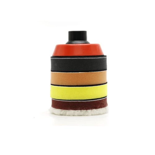 Samurai Polishing Pad Kit for 2'' ( 5pcs - Backing Plate included )