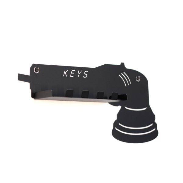 Poka Premium Hanger for car keys in shape of polishing machine with additional shelf