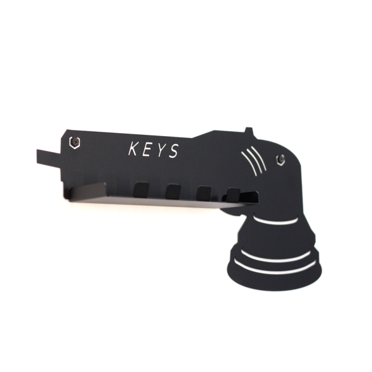Poka Premium Hanger for car keys in shape of polishing machine with additional shelf