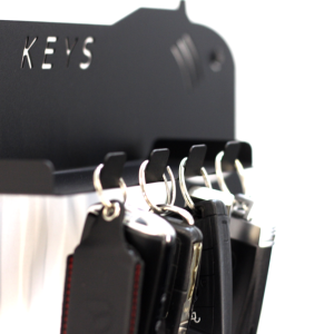 Poka Premium Hanger for car keys in shape of polishing machine with additional shelf