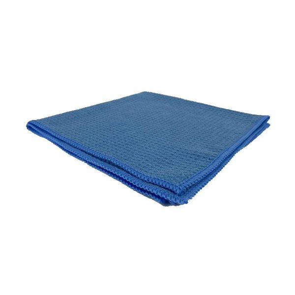 Detailing Samurai - Microfiber Glass Towel - Waffle Knit - 400GSM - Cyan