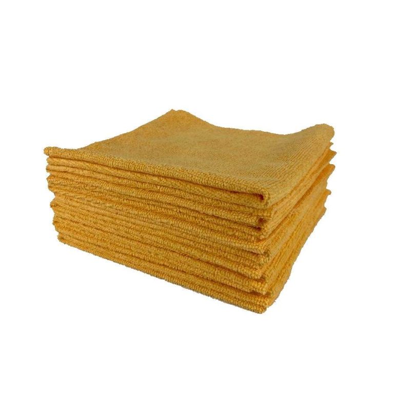 Detailing Samurai - Microfiber Towel Edgeless - 245GSM - Yellow (Pack of 10)