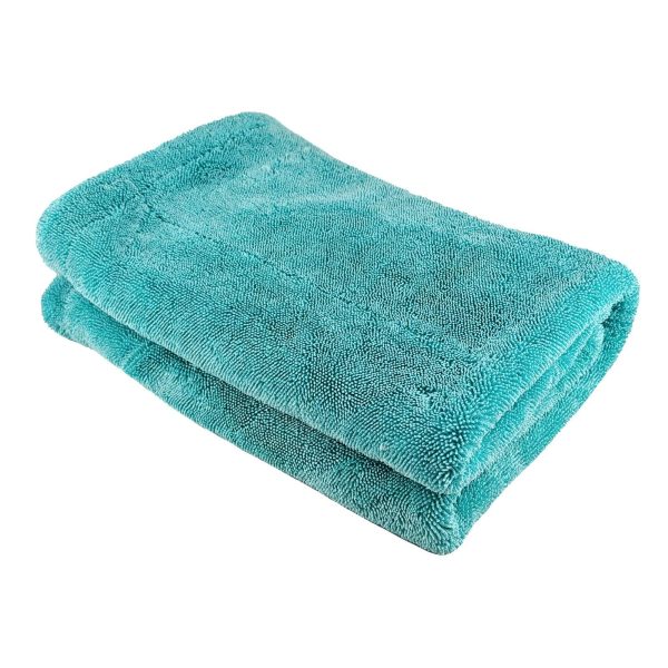 Detailing Samurai Drying Microfiber Towel Twisted Loop 1200GSM 60cm x 90 cm - Cyan