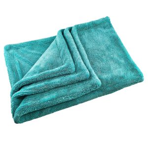 Detailing Samurai Drying Microfiber Towel Twisted Loop 1200GSM 60cm x 90 cm - Cyan