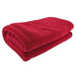Detailing Samurai Drying Microfiber Towel Twisted Loop 1600GSM 80cm x 100 cm - Red