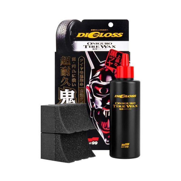 Soft99 DiGloss Oniguro Tire Wax 200ml (2 applicators included)