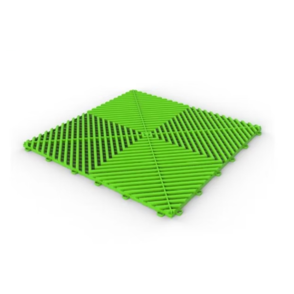 Samurai Floor Tiles  - 400x400x18mm - Green (AntiSlip - Chemically Resistant - 10 tonnes load)